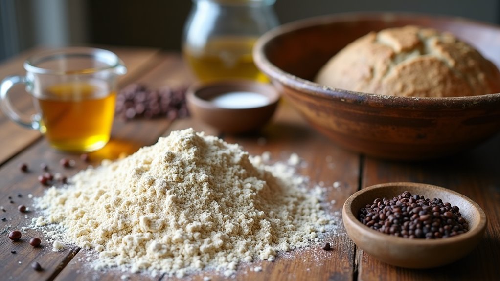 rye flour affects gluten structure