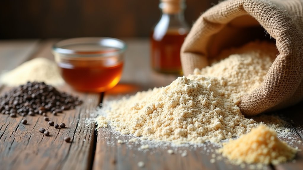 rye flour yeast water